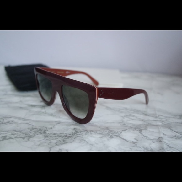 Celine Andrea Oversized Flat Top Sunglasses - Picture 5 of 6